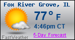 Weather Forecast for Fox River Grove, IL