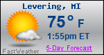 Weather Forecast for Levering, MI