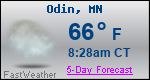 Weather Forecast for Odin, MN