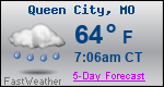 Weather Forecast for Queen City, MO