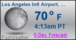 Weather Forecast for Los Angeles International Airport, CA