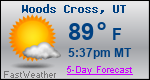 Weather Forecast for Woods Cross, UT
