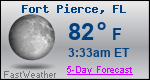 Weather Forecast for Fort Pierce, FL