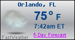 Weather Forecast for Orlando, FL
