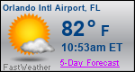 Weather Forecast for Orlando International Airport, FL
