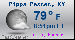 Weather Forecast for Pippa Passes, KY