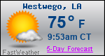 Weather Forecast for Westwego, LA