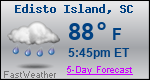 Weather Forecast for Edisto Island, SC