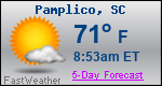 Weather Forecast for Pamplico, SC