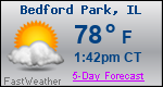 Weather Forecast for Bedford Park, IL