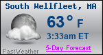 Weather Forecast for South Wellfleet, MA