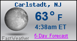 Weather Forecast for Carlstadt, NJ