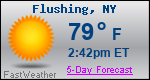 Weather Forecast for Flushing, NY