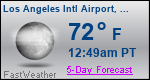 Weather Forecast for Los Angeles International Airport, CA