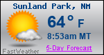Weather Forecast for Sunland Park, NM