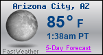 Weather Forecast for Arizona City, AZ