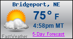 Weather Forecast for Bridgeport, NE