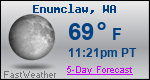 Weather Forecast for Enumclaw, WA