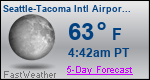 Weather Forecast for Seattle-Tacoma International Airport, WA