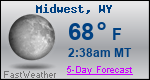 Weather Forecast for Midwest, WY