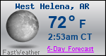 Weather Forecast for West Helena, AR