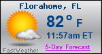 Weather Forecast for Florahome, FL