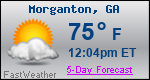 Weather Forecast for Morganton, GA