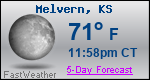 Weather Forecast for Melvern, KS
