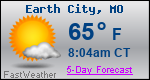 Weather Forecast for Earth City, MO