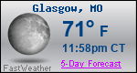 Weather Forecast for Glasgow, MO