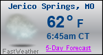 Weather Forecast for Jerico Springs, MO