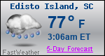 Weather Forecast for Edisto Island, SC