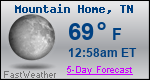 Weather Forecast for Mountain Home, TN