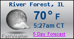 Weather Forecast for River Forest, IL