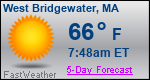 Weather Forecast for West Bridgewater, MA