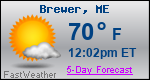 Weather Forecast for Brewer, ME