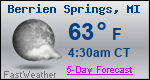 Weather Forecast for Berrien Springs, MI