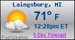 Weather Forecast for Laingsburg, MI