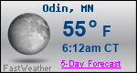 Weather Forecast for Odin, MN