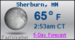 Weather Forecast for Sherburn, MN