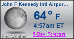 Weather Forecast for John F Kennedy International Airport, NY