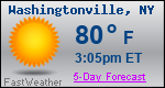 Weather Forecast for Washingtonville, NY