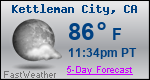 Weather Forecast for Kettleman City, CA