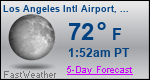Weather Forecast for Los Angeles International Airport, CA