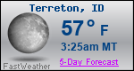 Weather Forecast for Terreton, ID