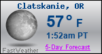 Weather Forecast for Clatskanie, OR