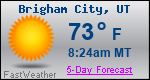 Weather Forecast for Brigham City, UT