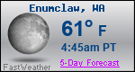Weather Forecast for Enumclaw, WA