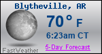 Weather Forecast for Blytheville, AR