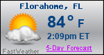 Weather Forecast for Florahome, FL